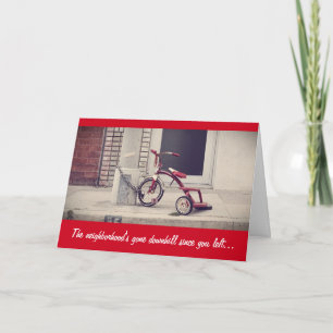 La carte de voeux du quartier en descente