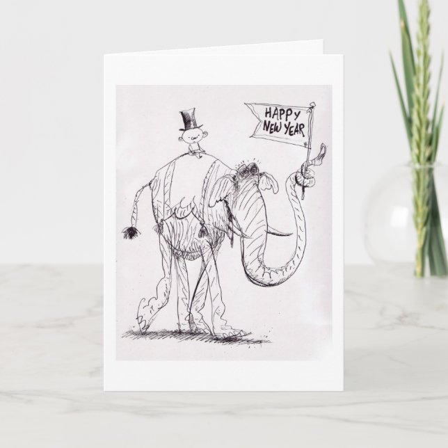 La carte du Nouvel An (Devant)