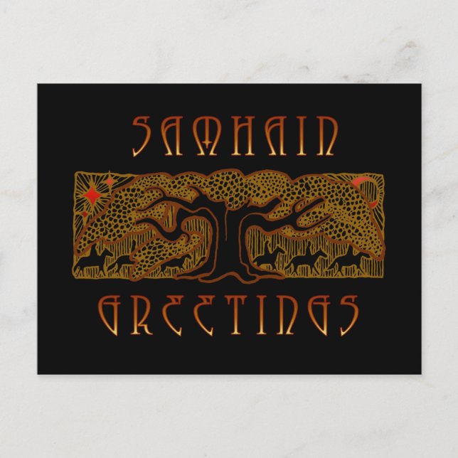 La carte Great Tree Samhain (Devant)