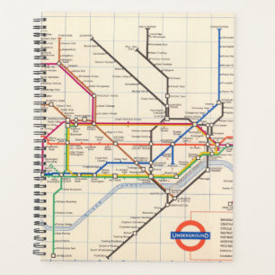 La carte métro de Londres