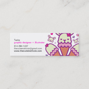 la carte mignonne d'institut