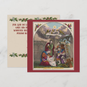 La Carte Plat de la naissance de Jésus-Christ