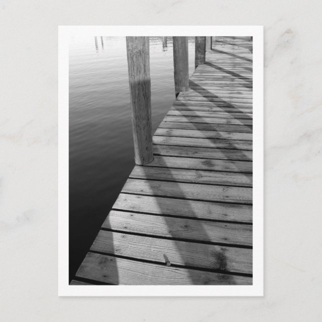 La carte postale de la cale en bois (Devant)