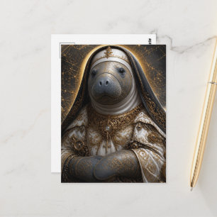 La carte postale de la nonne lamantin