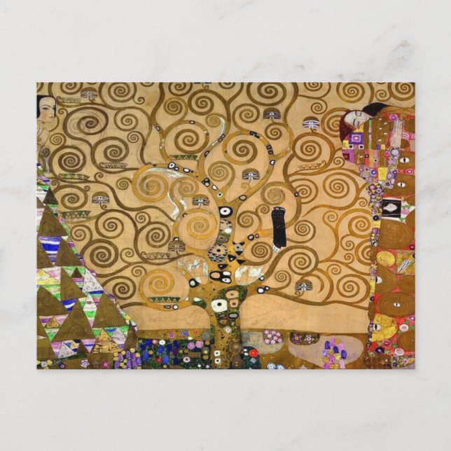 La carte postale de L'Arbre de Vie de Gustav Klimt (Devant)