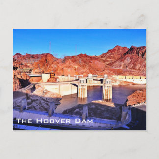 La carte postale du barrage Hoover