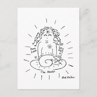 La carte postale du chat guérisseur