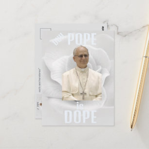 La carte postale du Pape est géniale