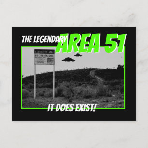 La Carte postale légendaire Area 51