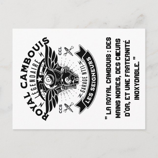 La carte postale royale cambouis (Devant)