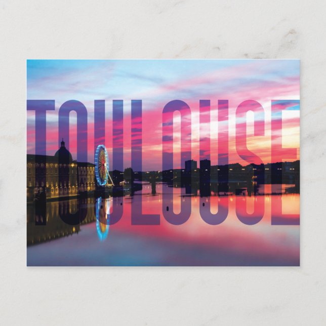 La Carte Postale Toulousaine. Postkarte (Vorderseite)