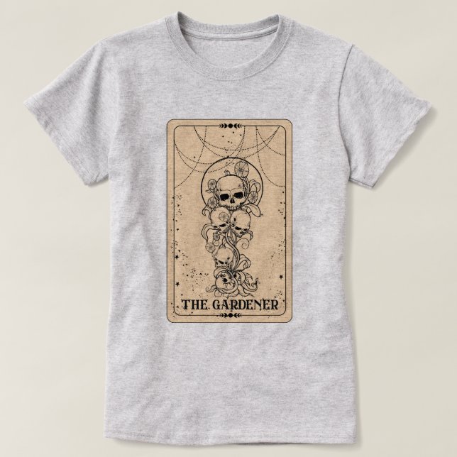 La Carte Tarot Gardener T-Shirt Relaxant (Design devant)