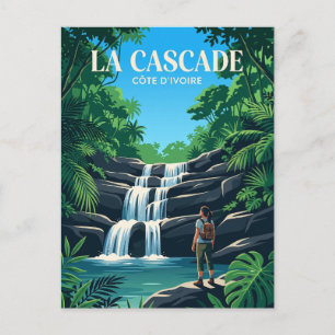 La Cascade Elfenbeinküste Postkarte