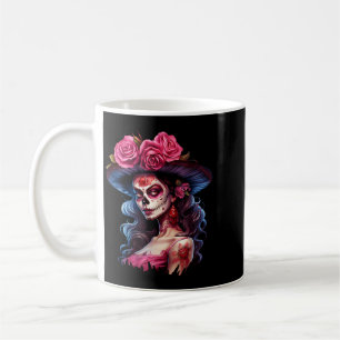 La Catrina Dia De Los Muertos Mexikanischer Tag de Kaffeetasse