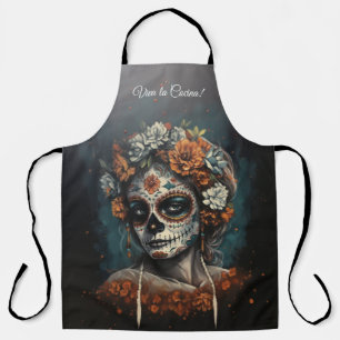 La Catrina Ewiger Geist Dia de los Muertos Schürze