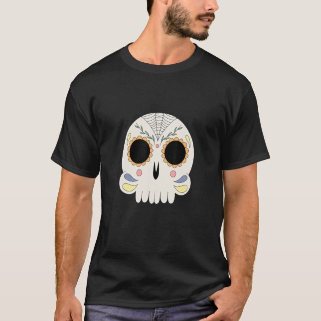 La Catrina Mexican Mexico T-Shirt (Vorderseite)