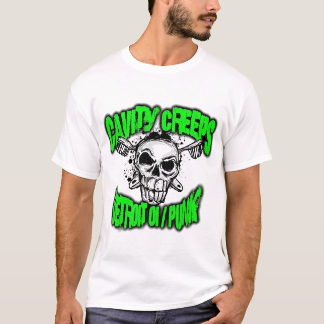 La cavité rampe - T-shirt de "DETROIT OI/PUNK" (Devant)