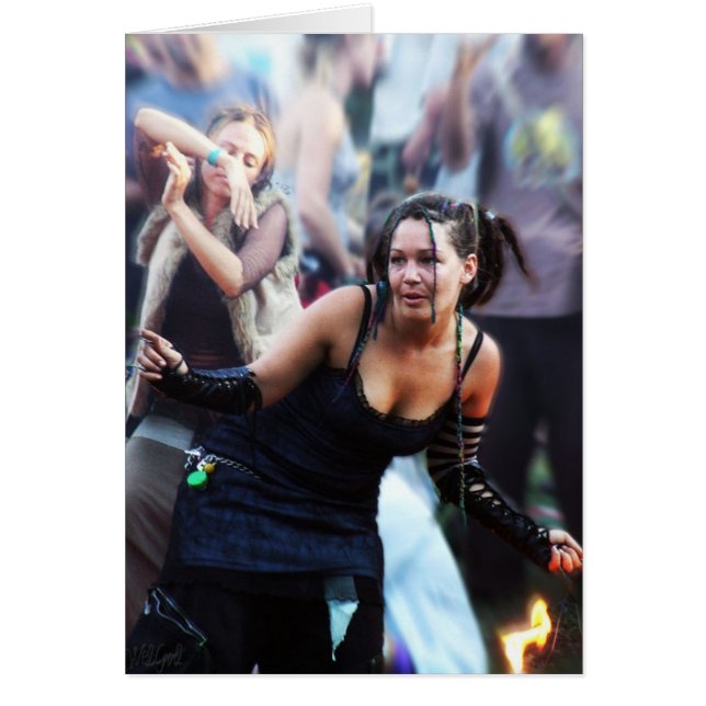 la cérémonie de danse Carte (Devant)