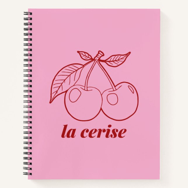 La cerise pin notizbuch (Vorderseite)