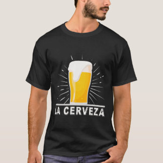 La Cerveza Bier-Liebhaber-T - Shirt