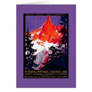 La Chaine De Mont-Blanc Poster VintageEurope