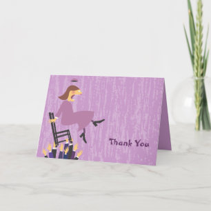 La Chaise Hora Danse pliée Carte de remerciements