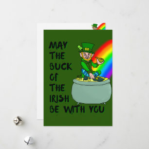 La chance de la carte irlandaise de la Saint Patri