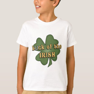 La chance de l'Irlandais badine le T-shirt