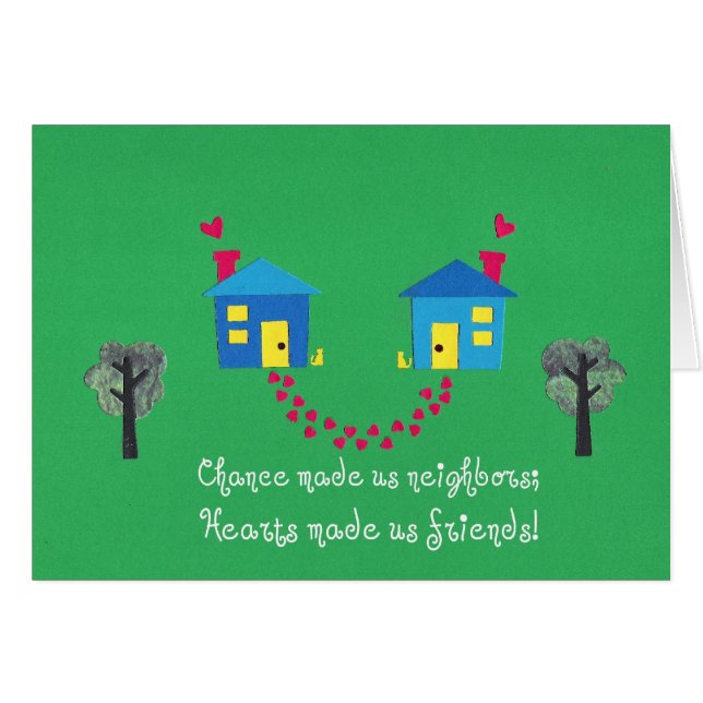 La chance nous a fait des voisins... (Devant horizontal)