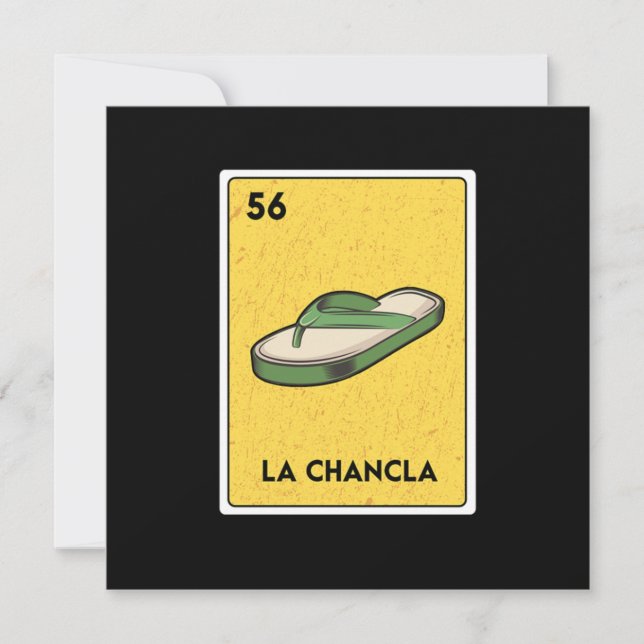 La Chancla Mexicaine Loterie Joueuse Carte de Bing (Devant)