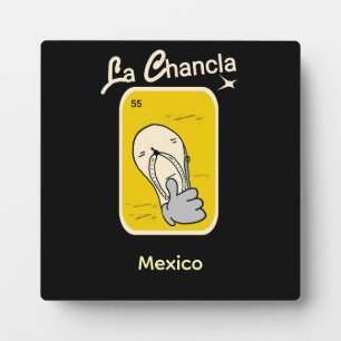 la Chancla yellow Fotoplatte
