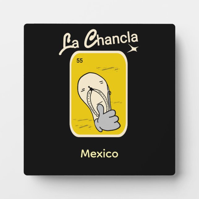 la Chancla yellow  Fotoplatte (Vorderseite)
