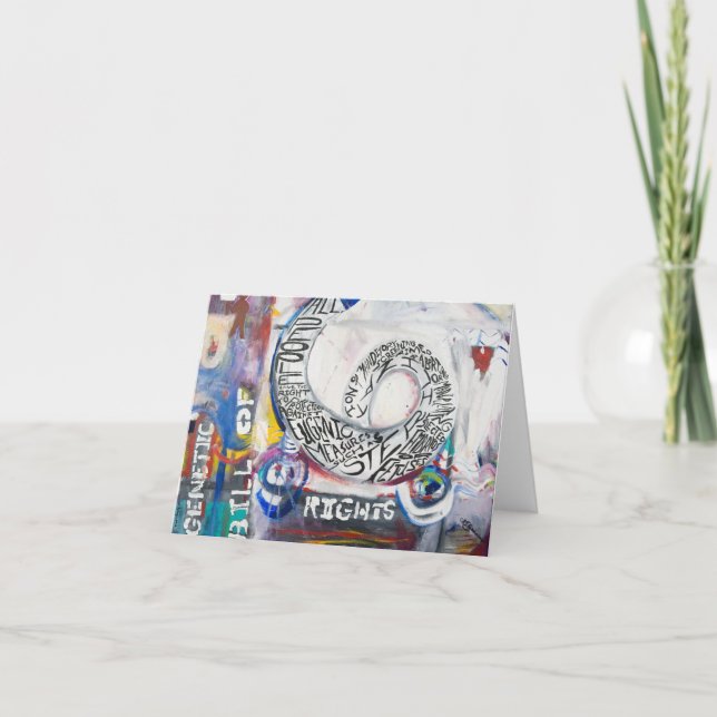 La charte génétique des droits Peinture #6 Carte (Devant)