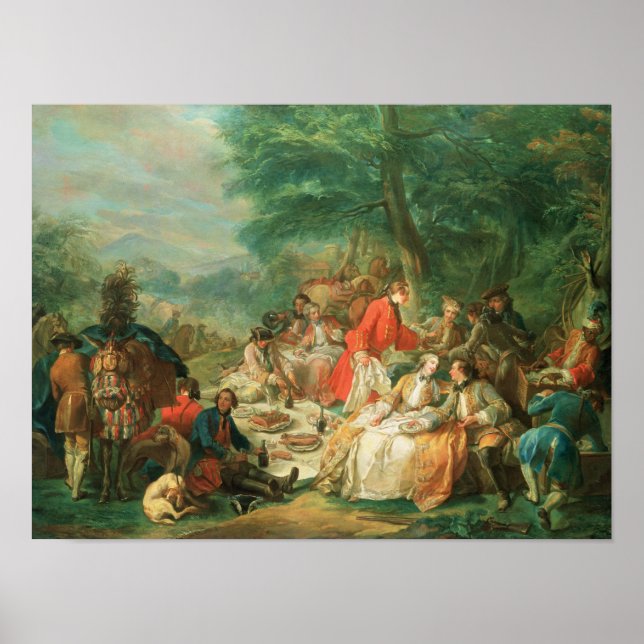 La Chasse, 18. Jahrhundert Poster (Vorne)