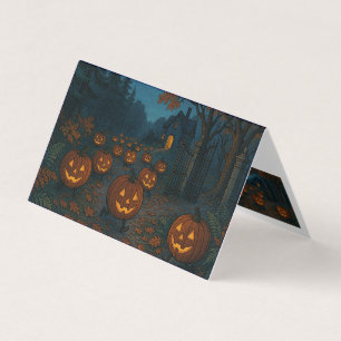 La chasse aux citrouilles d'Halloween