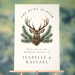 La Chasse Est Sur Le Mariage En Chef D'Antler Deer