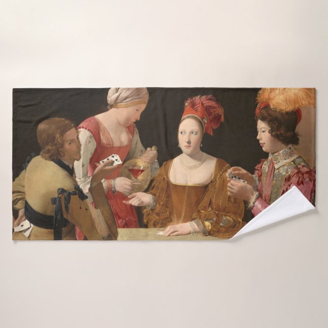 La Cheat avec l'As des Clubs, La Tour (Serviette de bain)