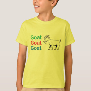La chèvre de chèvre de chèvre badine le T-shirt