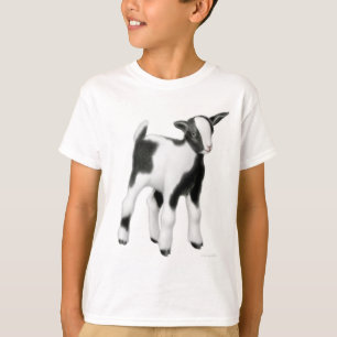 La chèvre mignonne de bébé badine le T-shirt