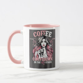 La chica del café tasse
