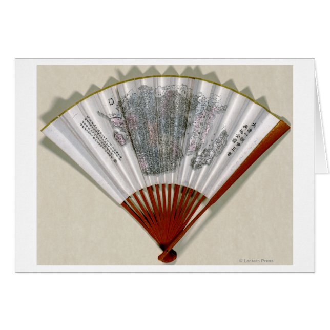 La Chine face à une carte fantaisiste (Devant horizontal)