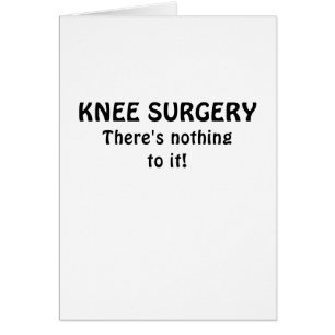 La chirurgie de genou là n'est rien à elle