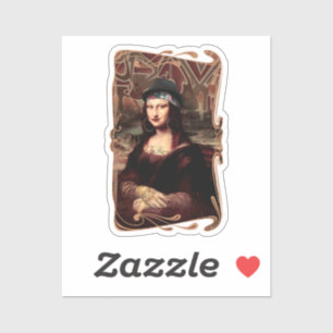 La Chola Mona Lisa Mexikanisch Aufkleber