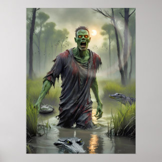 La Chose du marais - 18 x 24 Poster