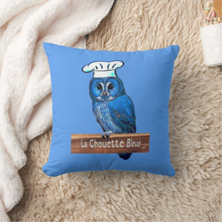La Chouette Bleue Café Kissen