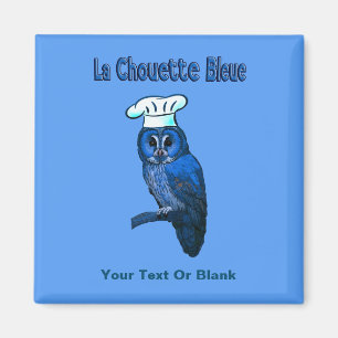 La Chouette Bleue Café Magnet
