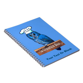 La Chouette Bleue Café Notizblock