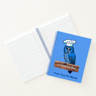 La Chouette Bleue Café Notizbuch