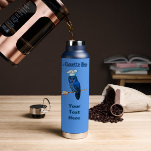 La Chouette Bleue Café Trinkflasche