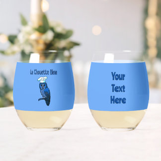 La Chouette Bleue Café Weinglas Ohne Stiel